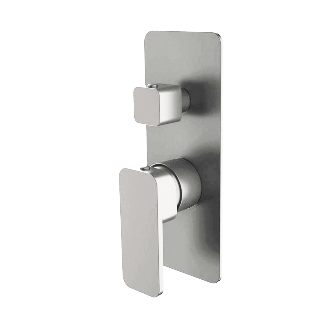 Kasten Square Shower Wall Mixer with Diverter