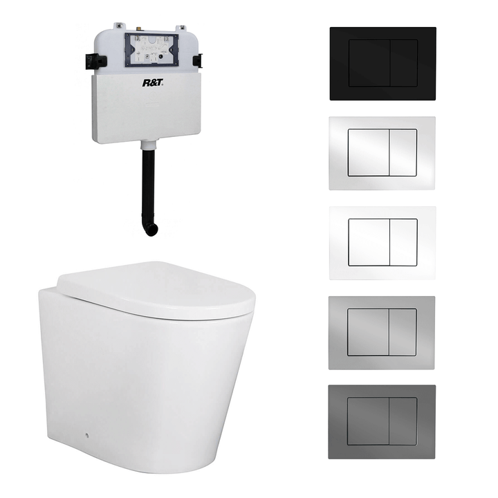 Juno In Wall Rimless Toilet R&T Cistern Package