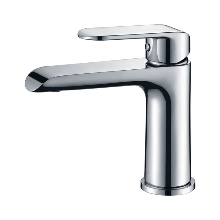 Kara Short Basin Mixer Curved Tip Handle