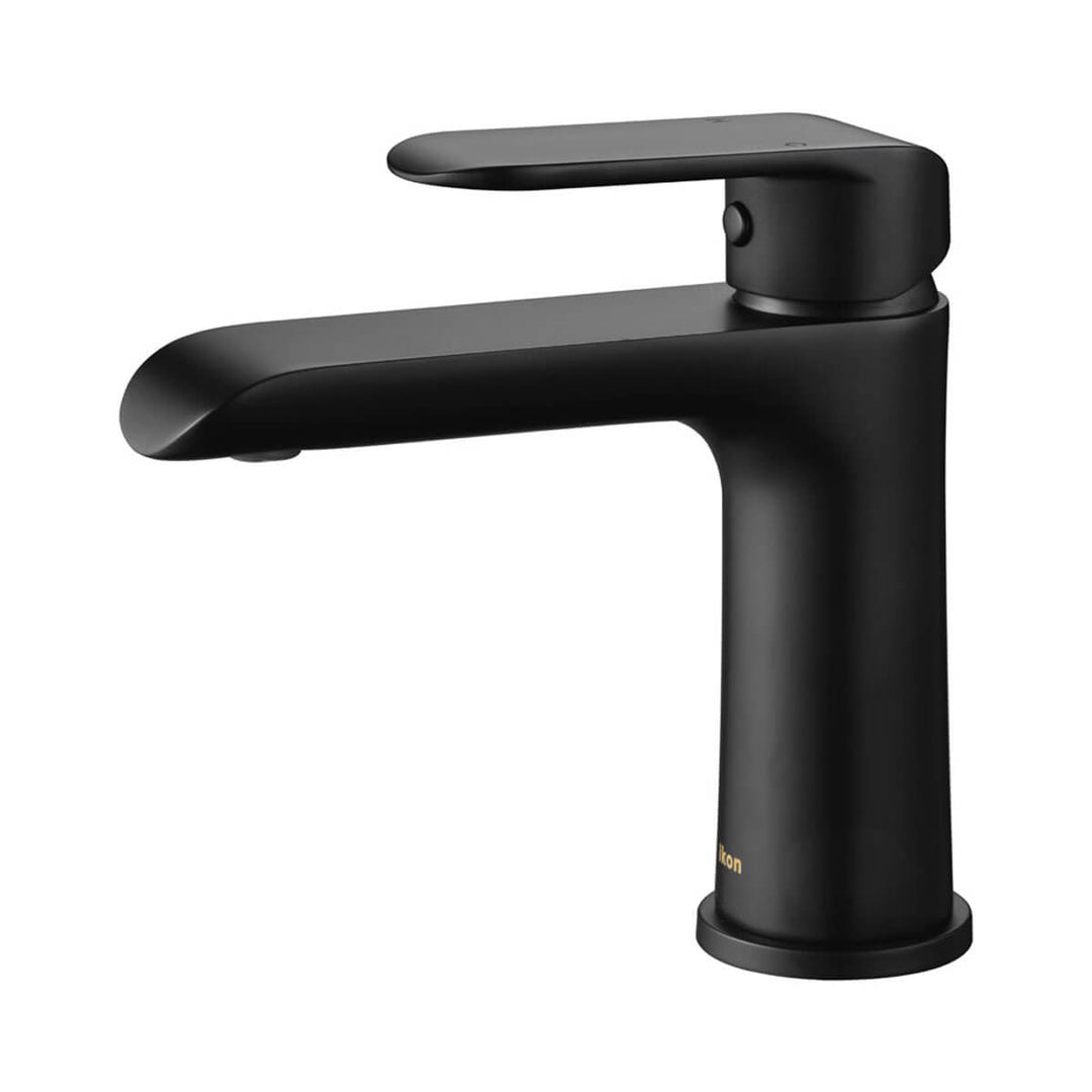 Kara Short Basin Mixer Curved Tip Handle