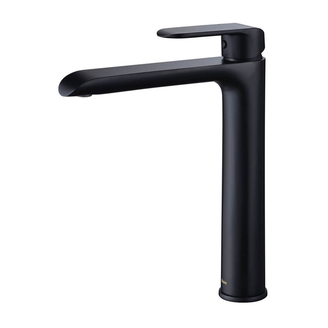 Kara Tall Basin Mixer Curved Tip Handle