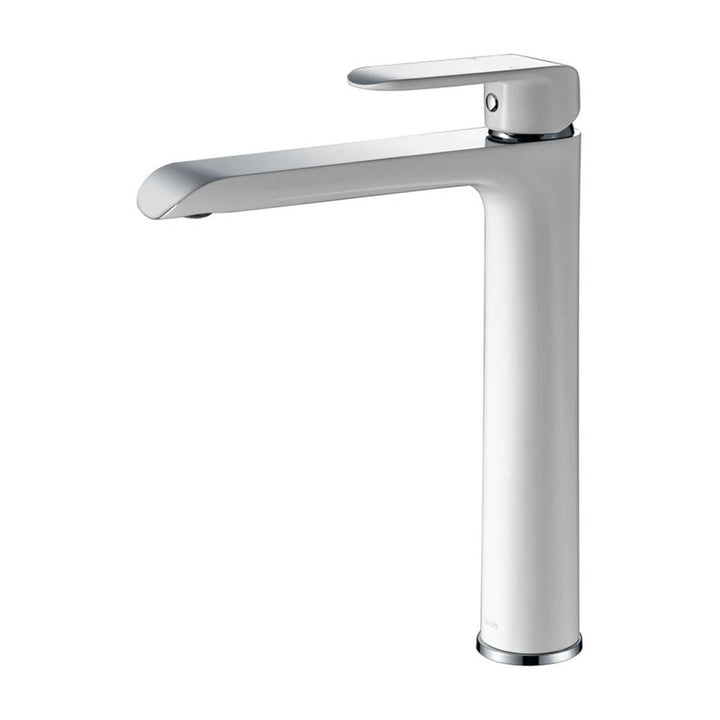 Kara Tall Basin Mixer Curved Tip Handle