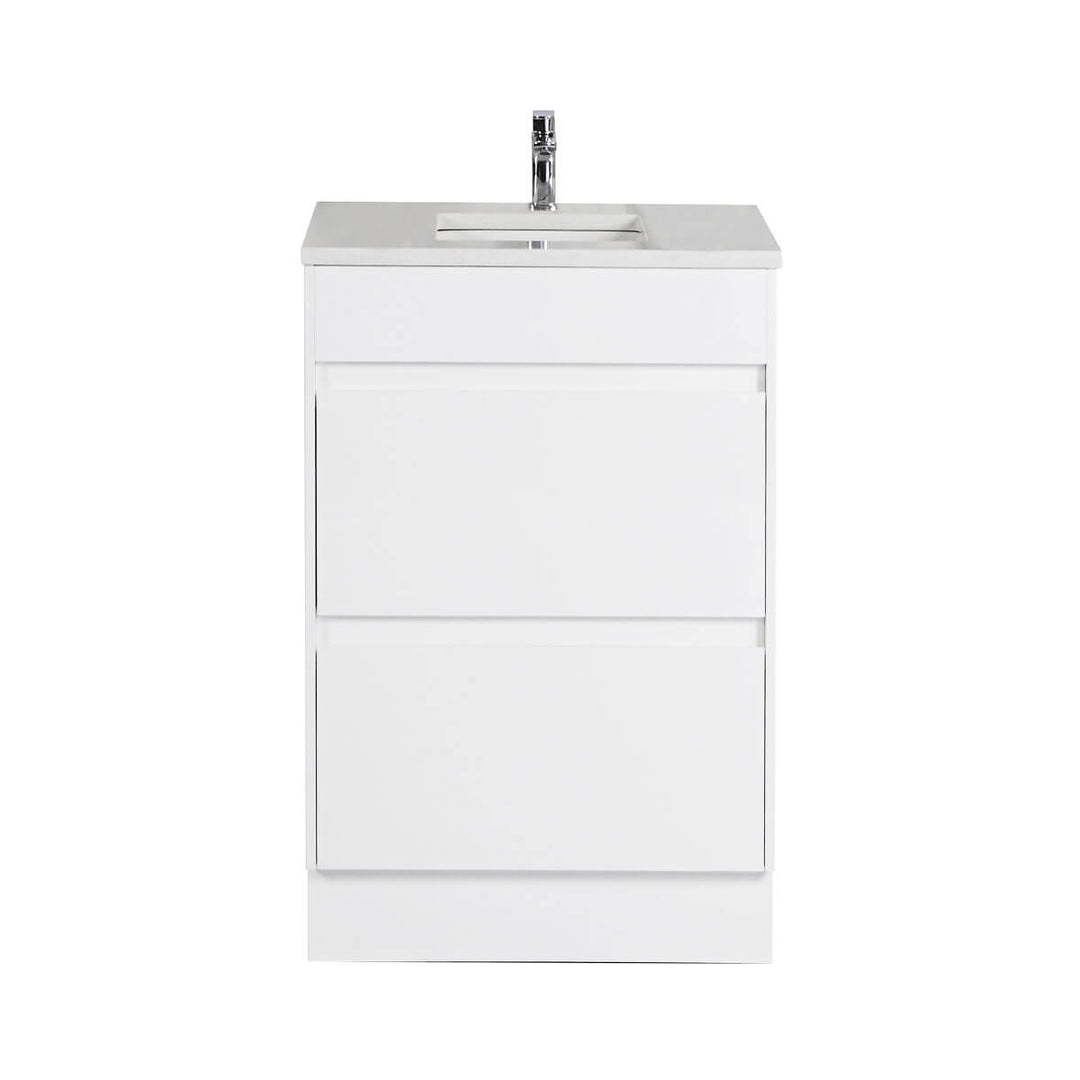 Leona White Drawers Only Floor Mounted Vanity (600-1800mm)