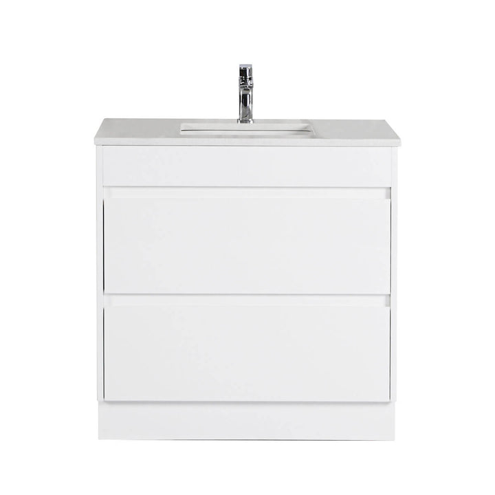 Leona White Drawers Only Floor Mounted Vanity (600-1800mm)