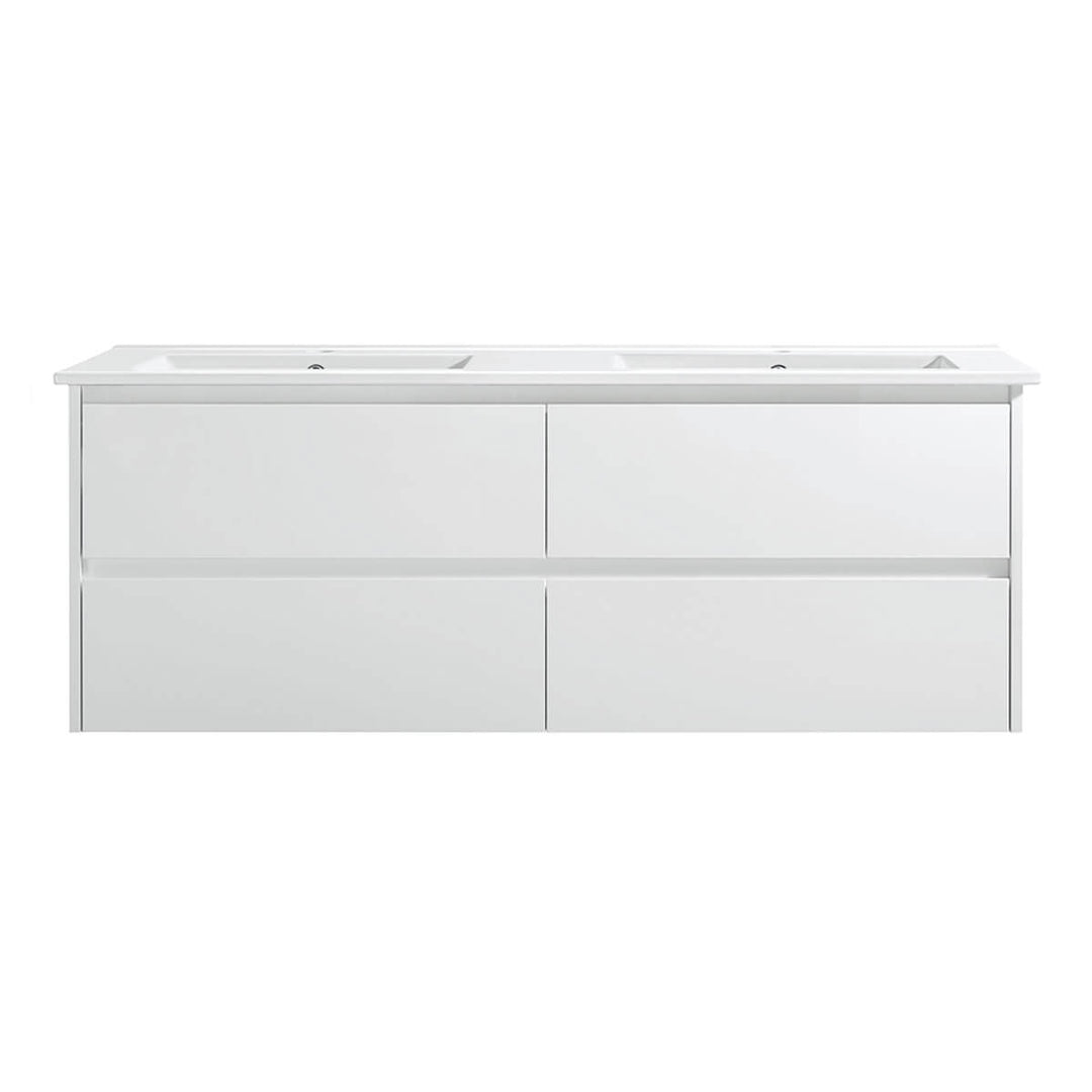 Leona White Drawers Only Wall Hung Vanity (600-1800mm)