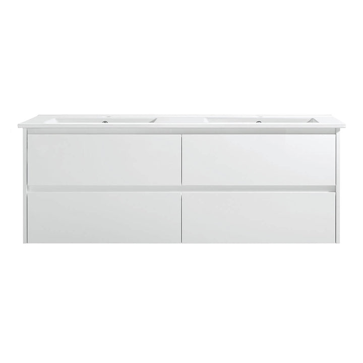 Leona White Drawers Only Wall Hung Vanity (600-1800mm)