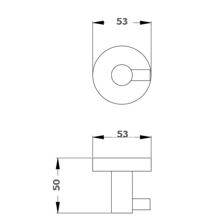 Rund Robe Towel Hook