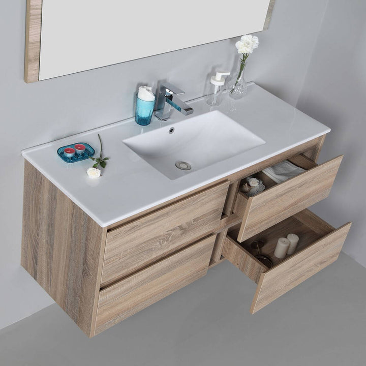 Leo Timber Drawers Only Wall Hung Vanity (600-1500mm)