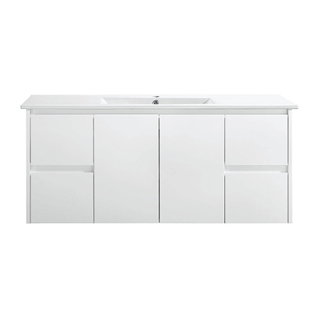 Limson White Soft-Close Wall Hung Vanity (600-1500mm)