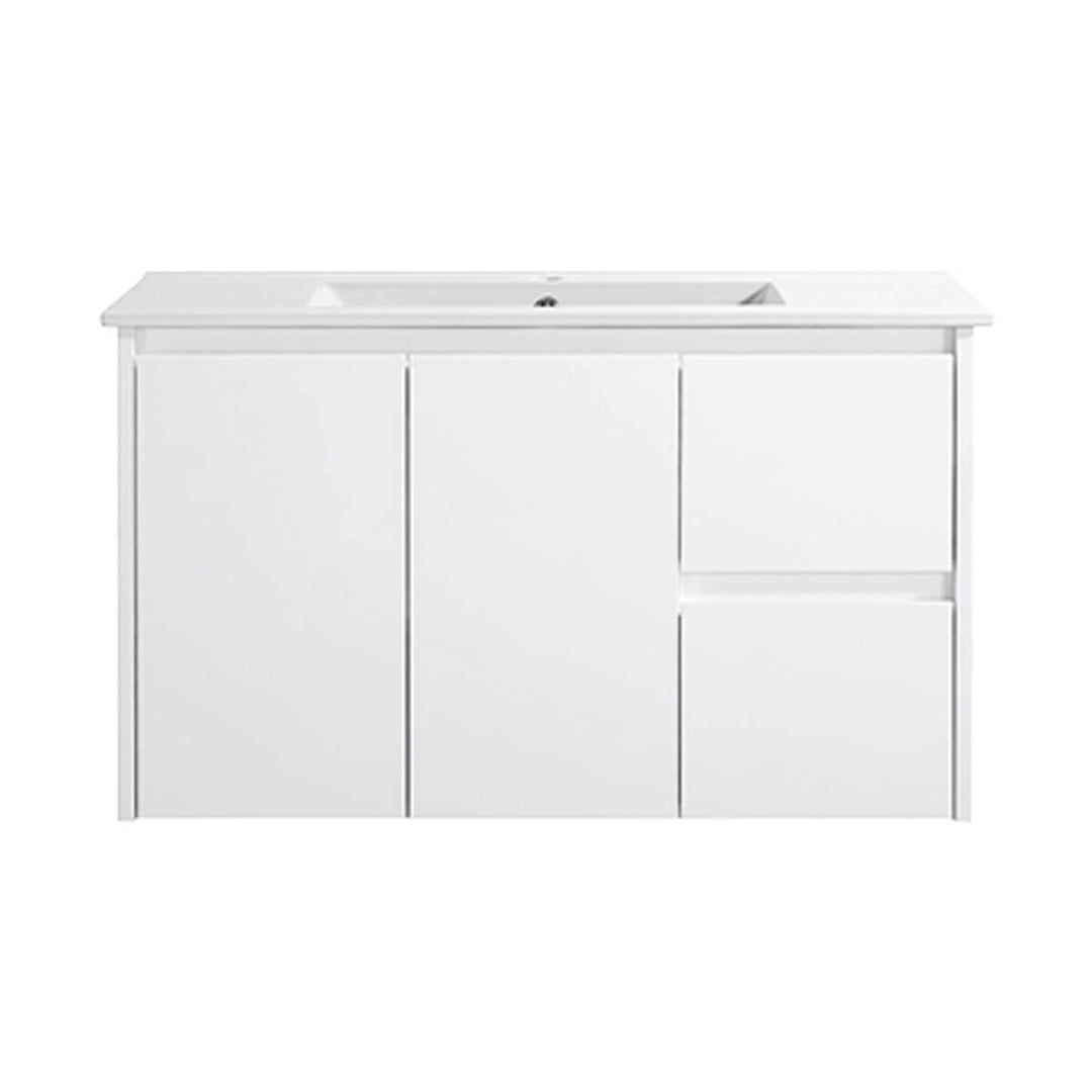 Limson White Soft-Close Wall Hung Vanity (600-1500mm)