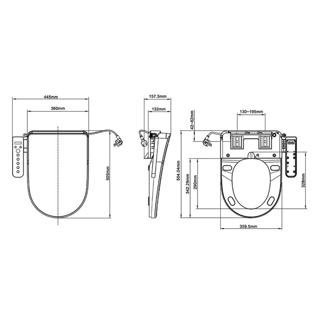 Medina Electric Bidet Smart Seat Cover