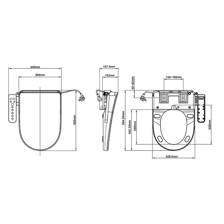 Medina Electric Bidet Smart Seat Cover