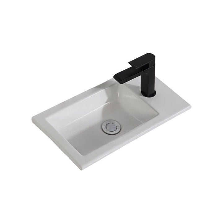 Mini Ceramic Vanity Benchtop Inset Sink 460x255mm