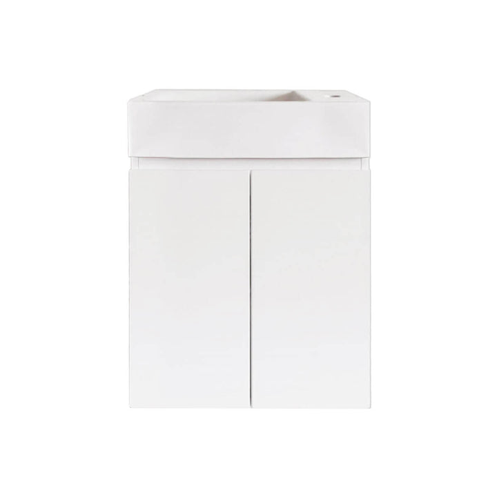 Mini Slimline Wall Hung Floating Vanity 490mm