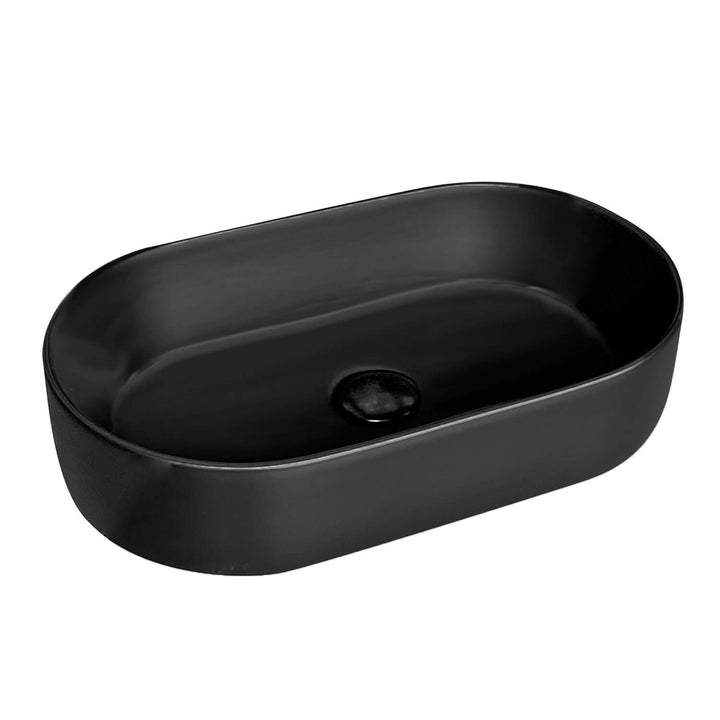 Oslo Pill Oval Above Counter Ceramic Basin 520mm