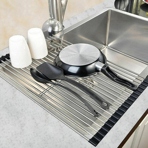 Luca Stainless Steel Sink Drainer Drying Rack