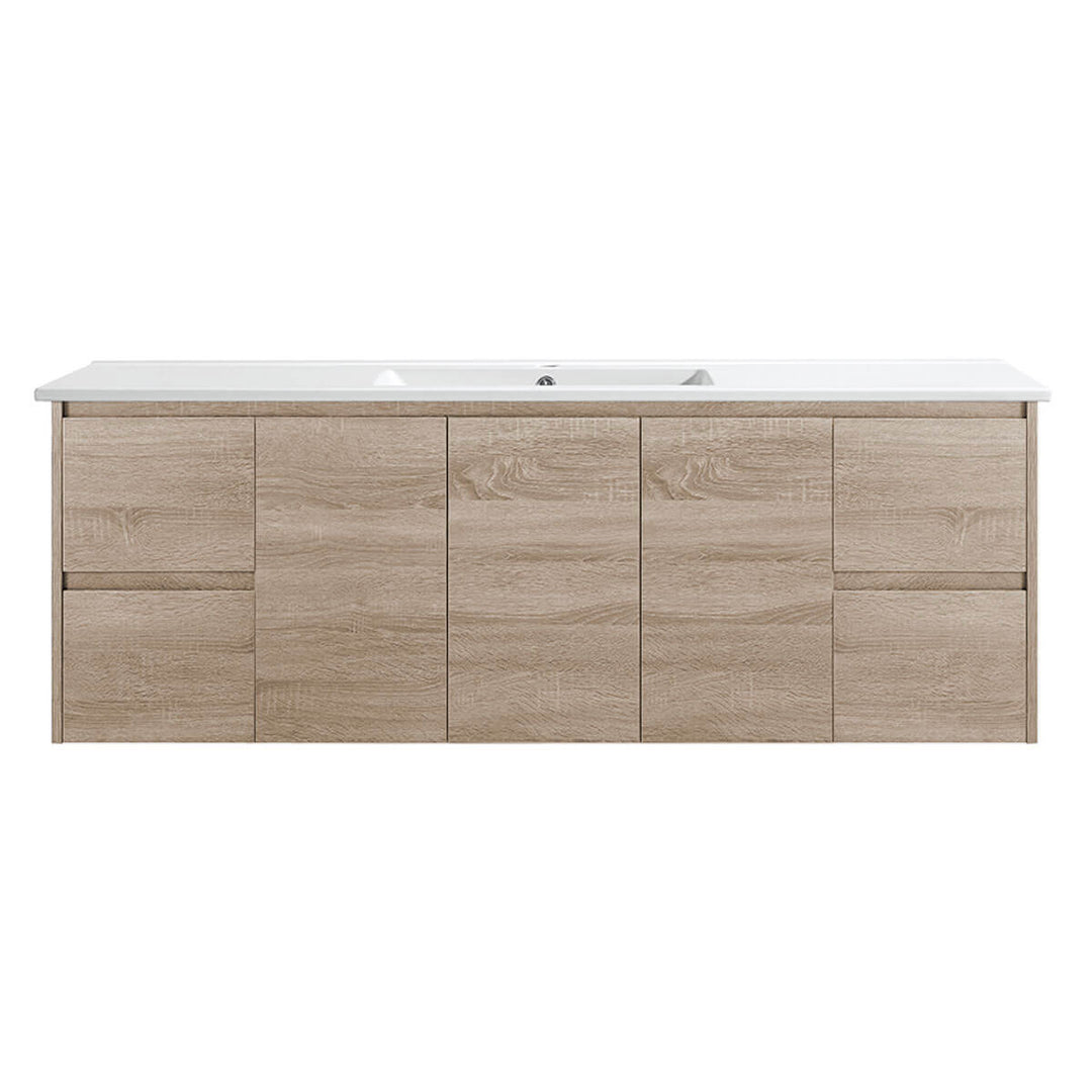 Sara Timber Colour Soft-Close Wall Hung Vanity (600-1500mm)