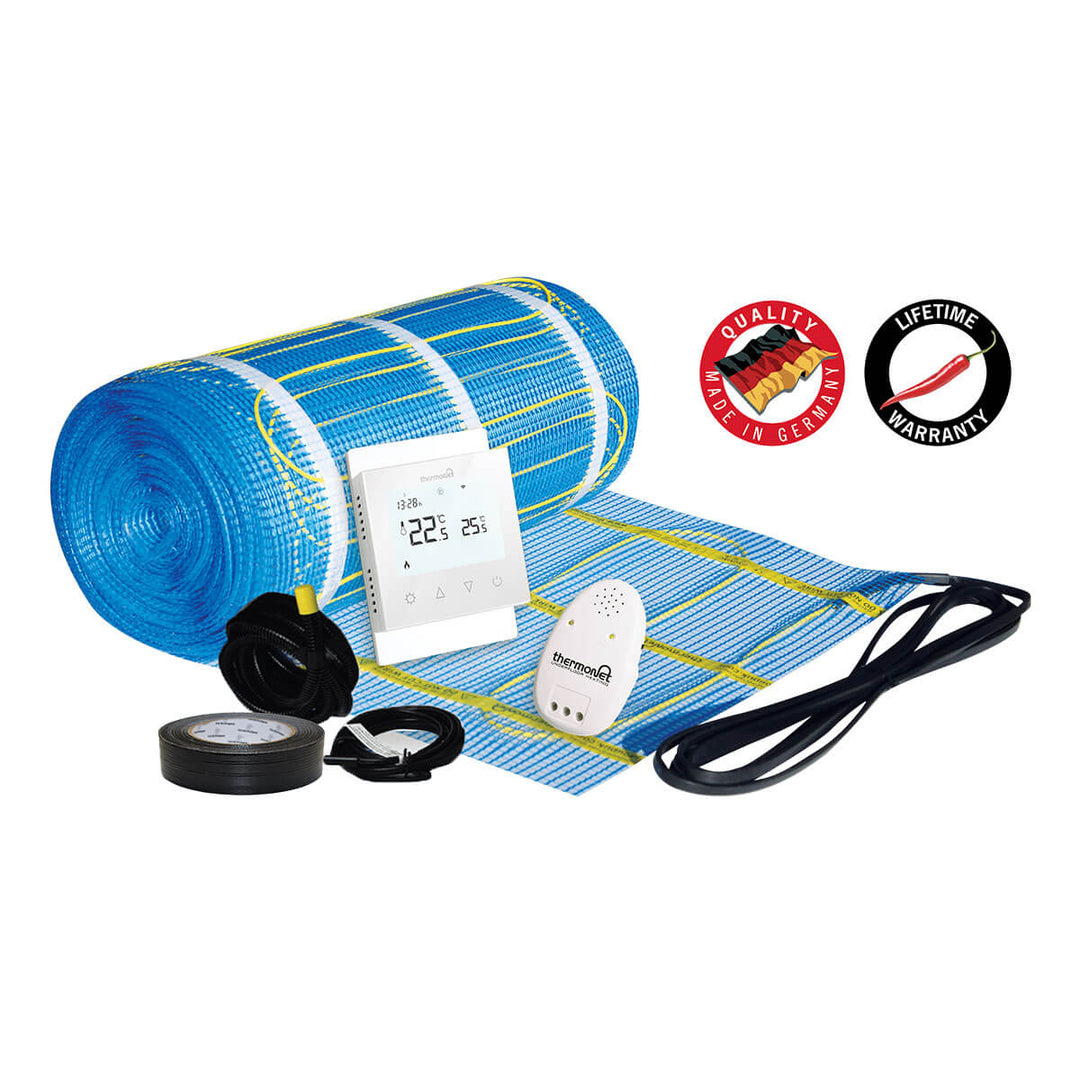 Thermonet 200W/m2 Underfloor Heating Kit with Thermostat